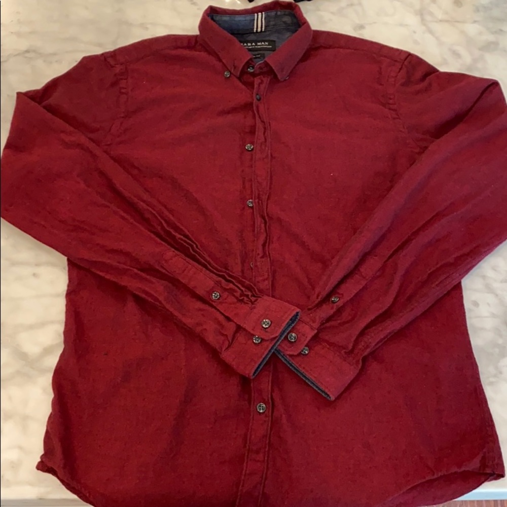 Zara Man slim fit button down